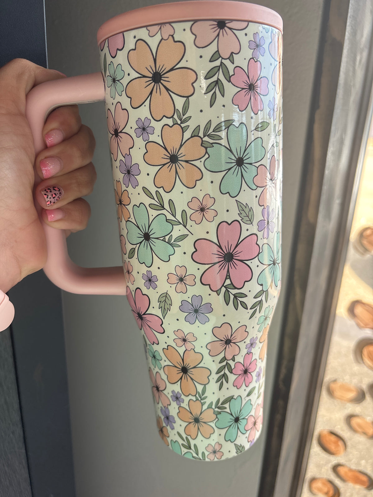 Spring Floral Tumbler