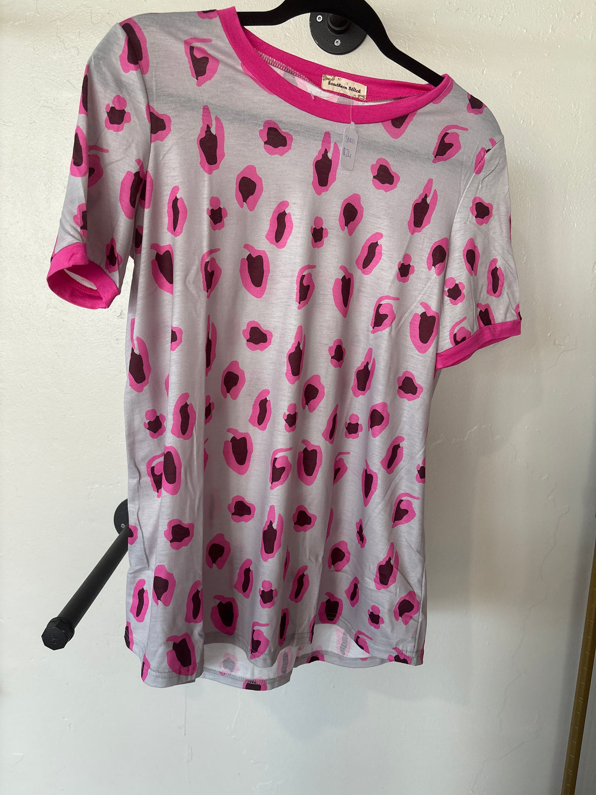 Pink Leopard Top
