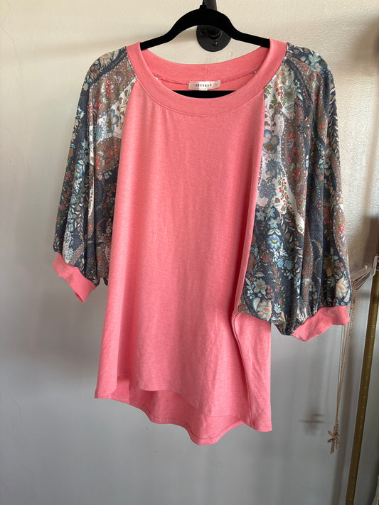 Coral Blouse