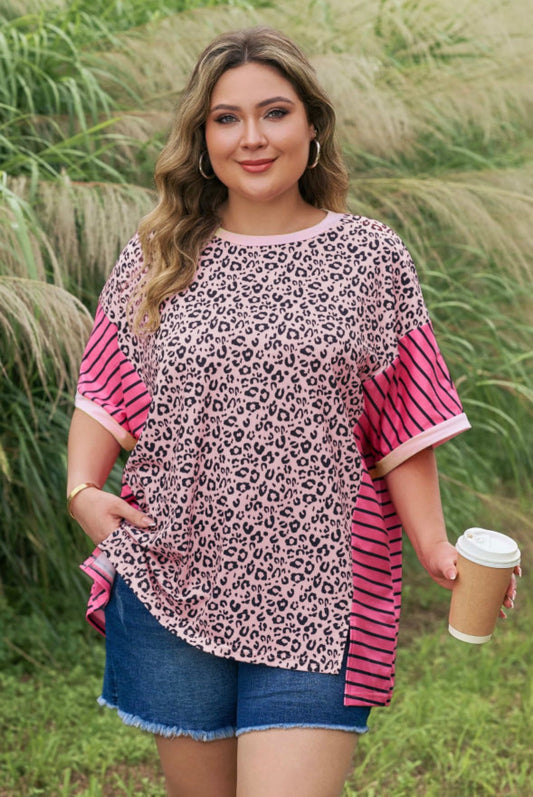 Pink & Leopard Top